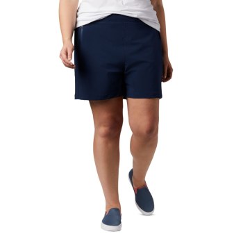 Columbia PFG Tidal II Plus Size, Pantalones Cortos Azul Marino Para Mujer | 370145-YIP